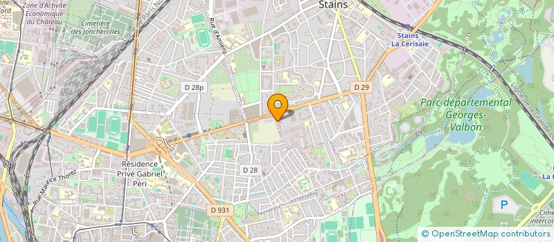 localisation de l'entreprise MENDO REVENTE  STAINS