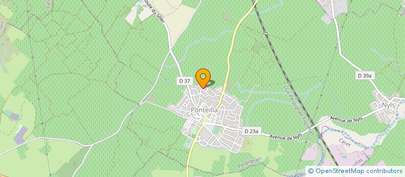 localisation de l'entreprise MENDOZA ENERGIE RENOUVELLEMENT  PONTEILLA