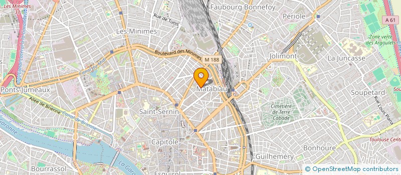 localisation de l'entreprise MENDU  TOULOUSE