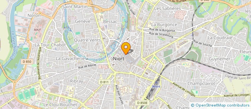 localisation de l'entreprise MENDUG à NIORT