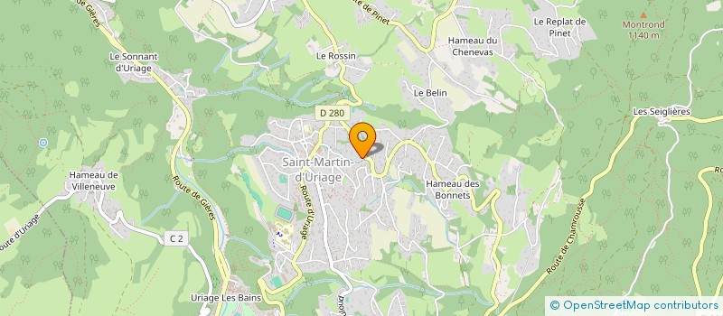 localisation de l'entreprise MENDUNI RENOVATION  SAINT-MARTIN-D'URIAGE