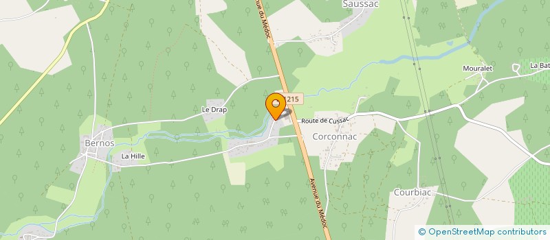 localisation de l'entreprise MENDY  SAINT LAURENT MEDOC