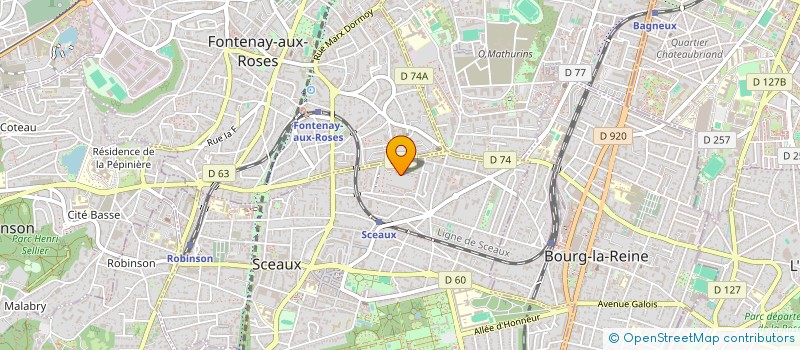 localisation de l'entreprise MENDY PATRICE à SCEAUX