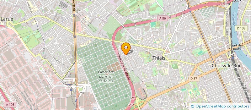 localisation de l'entreprise MENDY SPORTS ACADEMY  THIAIS