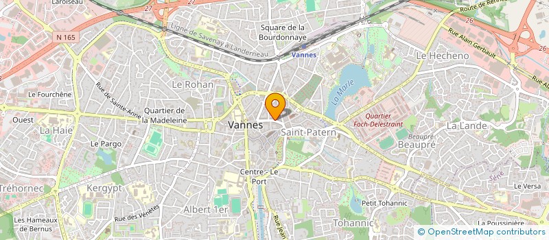 localisation de l'entreprise MENE 17 à VANNES