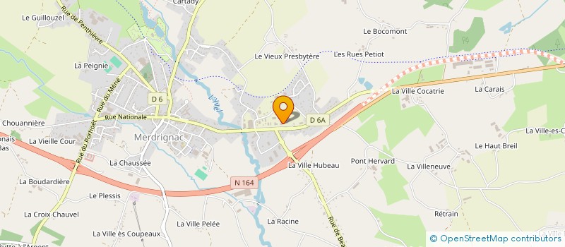 localisation de l'entreprise MENE LOISIRS à MERDRIGNAC