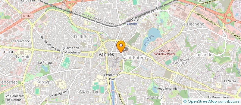 localisation de l'entreprise MENE OPHTALMOLOGIE à VANNES