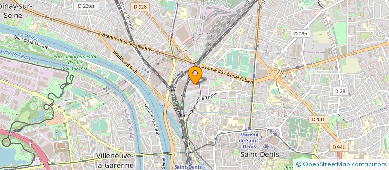 localisation de l'entreprise MENEA à SAINT-DENIS