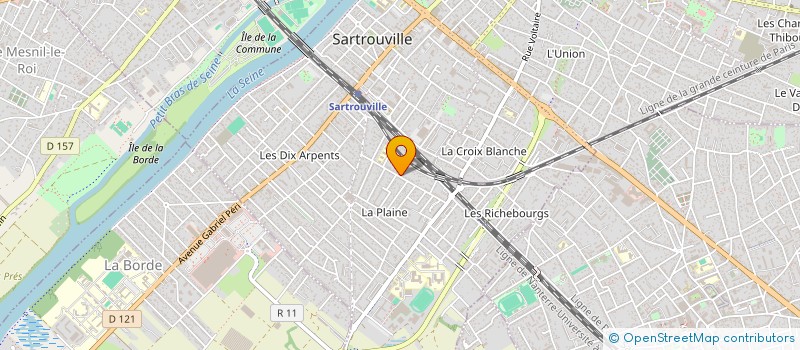 localisation de l'entreprise MENEAS  SARTROUVILLE