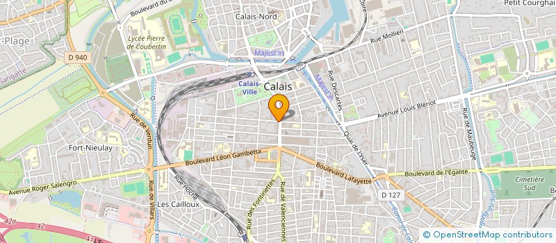 localisation de l'entreprise MENEBOODE DUMAREY  CALAIS