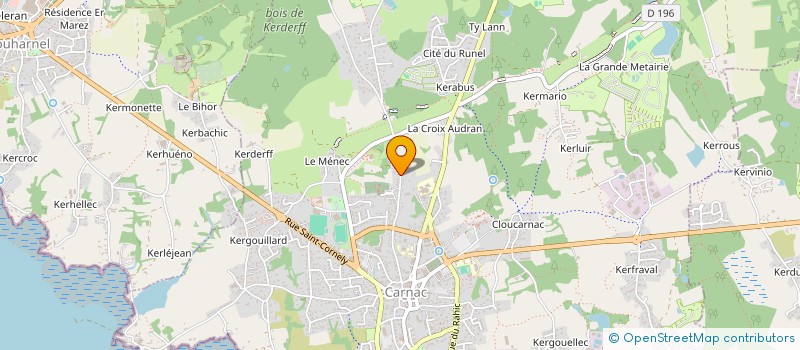 localisation de l'entreprise MENEFFAN  CARNAC