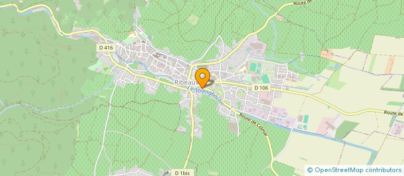 localisation de l'entreprise MENEIS  RIBEAUVILLE