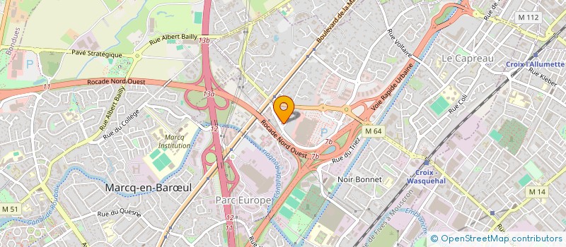 localisation de l'entreprise MENELAS à WASQUEHAL