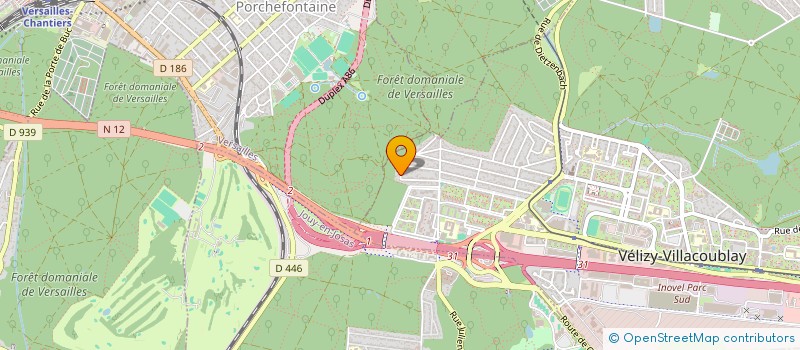 localisation de l'entreprise MENELET  VELIZY-VILLACOUBLAY