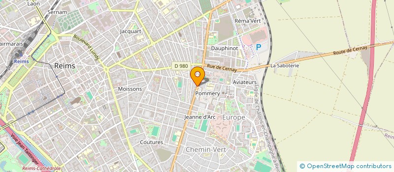 localisation de l'entreprise MENERUVA  REIMS