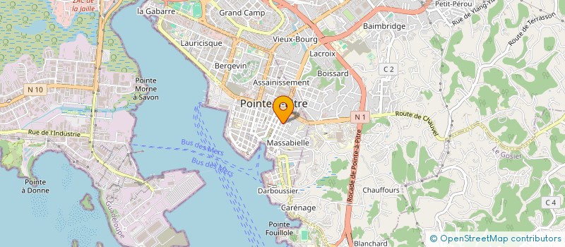 localisation de l'entreprise MENES CONSEIL ET FORMATION à POINTE-A-PITRE