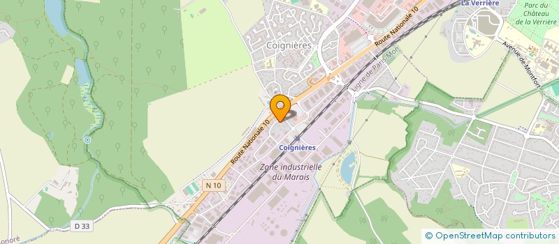 localisation de l'entreprise MENESCA à COIGNIERES