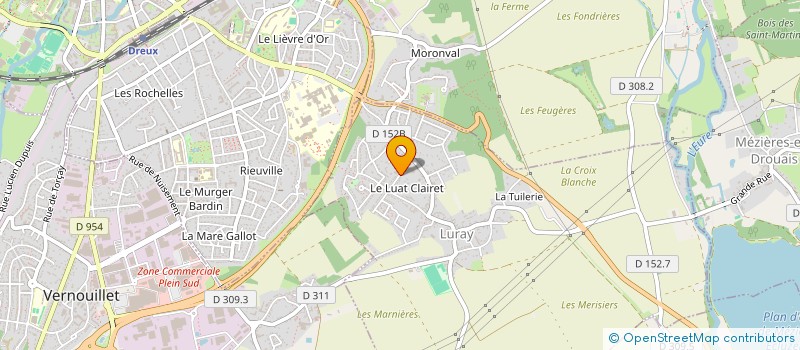 localisation de l'entreprise MENESES à LURAY