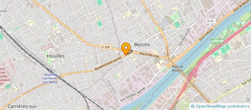 localisation de l'entreprise MENESES à BEZONS