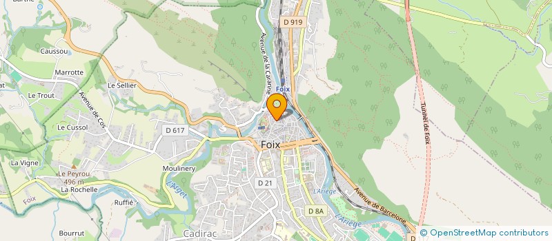 localisation de l'entreprise MENESTELS BLM à FOIX