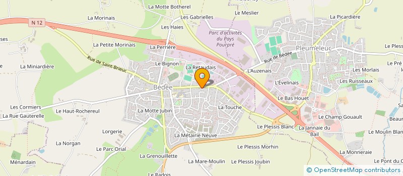 localisation de l'entreprise MENESTRELS DU NOUVEL ART à BEDEE