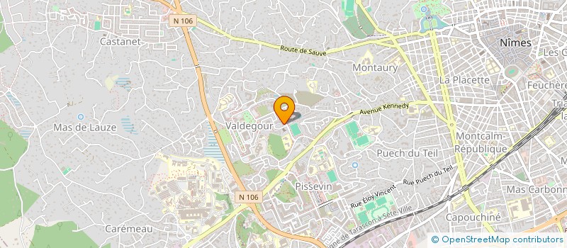 localisation de l'entreprise MENESTRELS MUSIC  NIMES