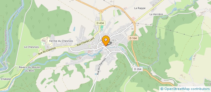 localisation de l'entreprise MENESTREY KARINE  LA VOGE-LES-BAINS