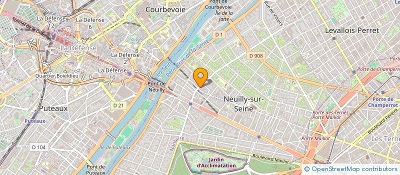 localisation de l'entreprise MENET CAPITAL à NEUILLY-SUR-SEINE