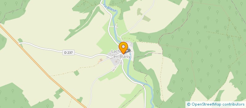 localisation de l'entreprise MENET IMMO à LACHAPELLE-EN-BLAISY