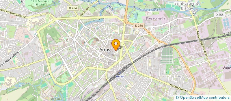 localisation de l'entreprise MENEUR DE JEU à ARRAS