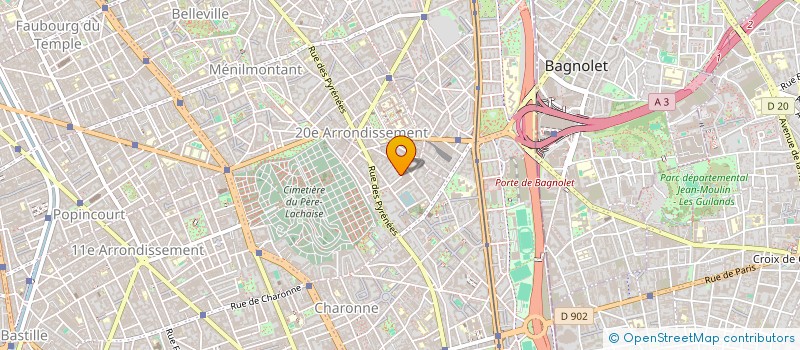 localisation de l'entreprise MENEURS DE LUNE  PARIS