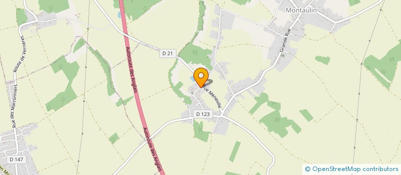 localisation de l'entreprise MENEVILLE  MONTAULIN
