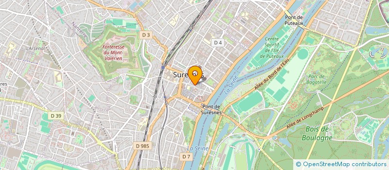 localisation de l'entreprise MENEZES à SURESNES