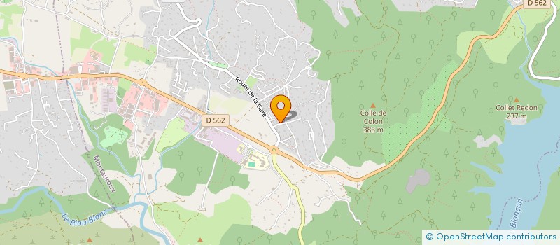 localisation de l'entreprise MENEZROUZ  MONTAUROUX