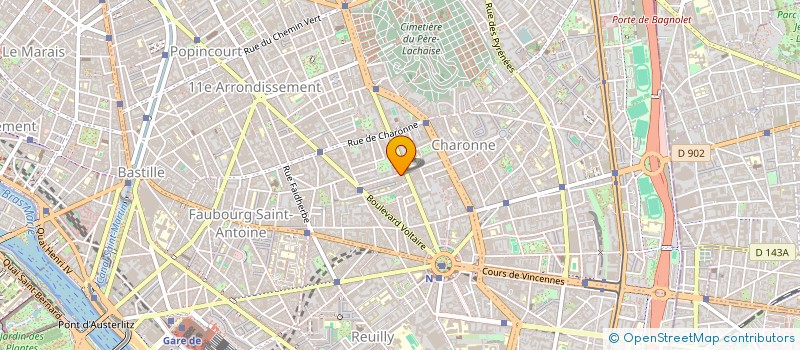 localisation de l'entreprise MENFIL  PARIS