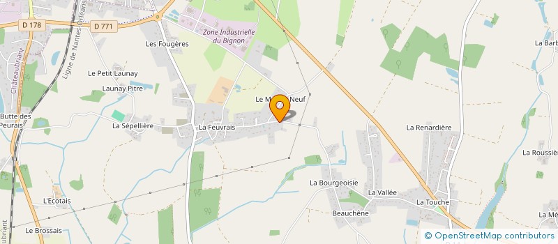 localisation de l'entreprise MENFILS  ERBRAY