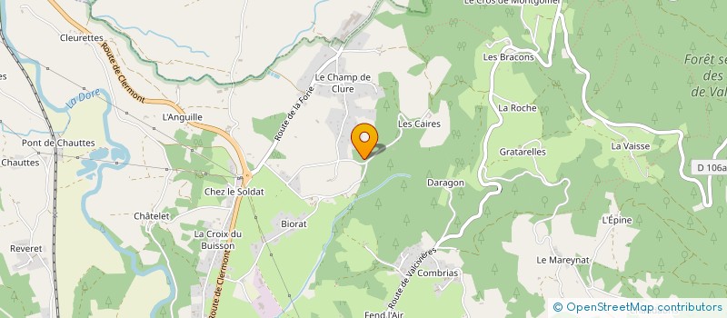 localisation de l'entreprise MENFON  AMBERT