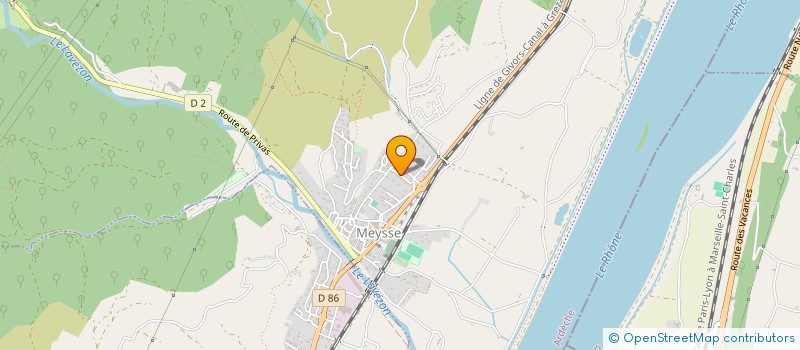 localisation de l'entreprise MENG  MEYSSE