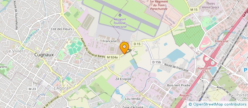 localisation de l'entreprise MENG-CHOU  CUGNAUX