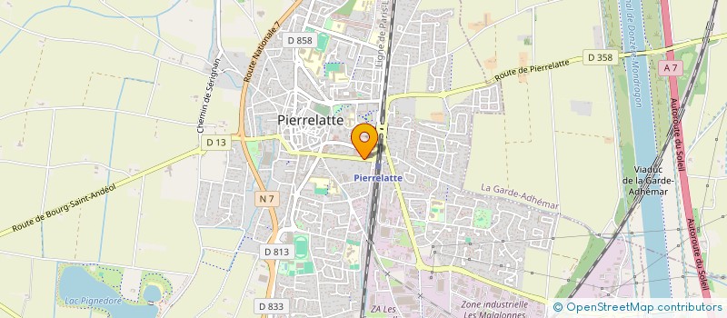 localisation de l'entreprise MENGAUX à PIERRELATTE