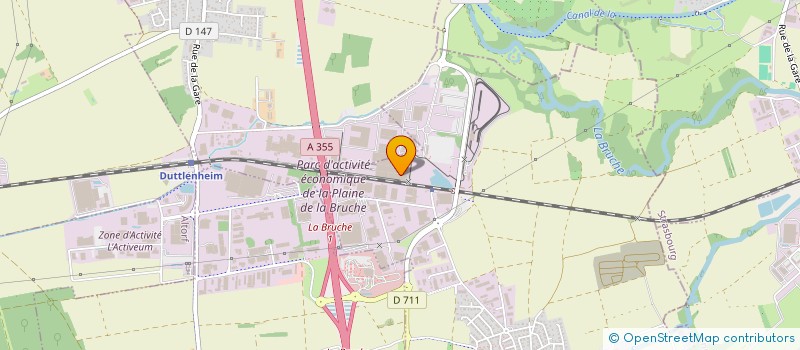 localisation de l'entreprise MENGELE FRANCE  DUPPIGHEIM