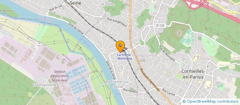 localisation de l'entreprise MENGES.G à LA FRETTE-SUR-SEINE