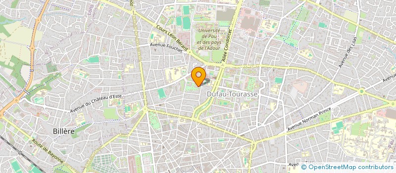 localisation de l'entreprise MENGINOU CHAUFFAGE VENTILATION SANITAIRE à PAU