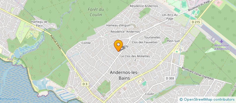 localisation de l'entreprise MENGO INGREDIENTS  ANDERNOS-LES-BAINS