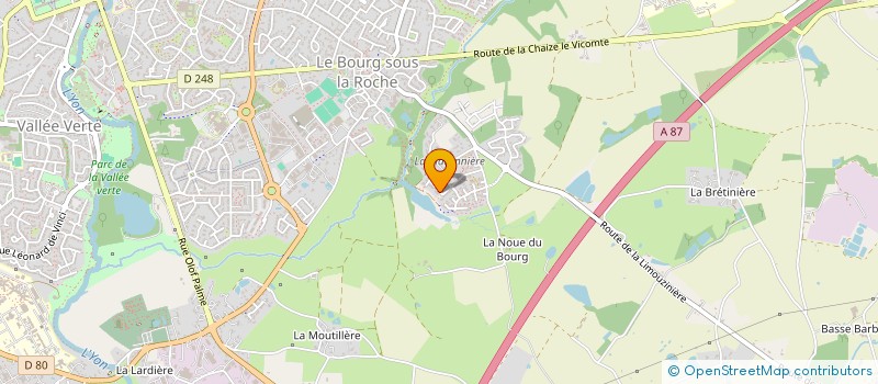 localisation de l'entreprise MENGUY INVEST à LA ROCHE-SUR-YON