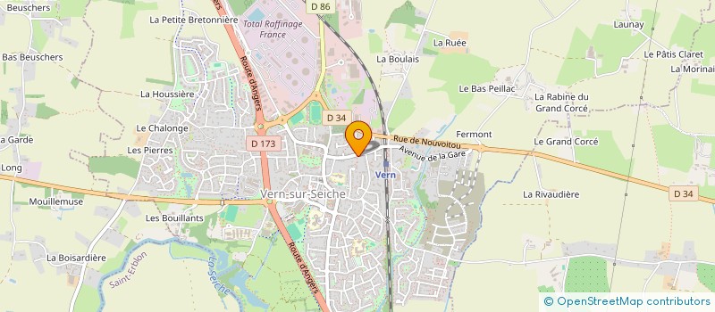 localisation de l'entreprise MENHENMAN  VERN-SUR-SEICHE