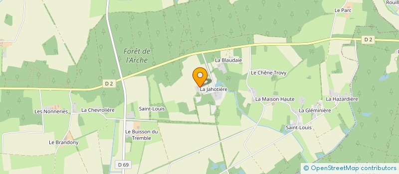 localisation de l'entreprise MENHIR à VAY