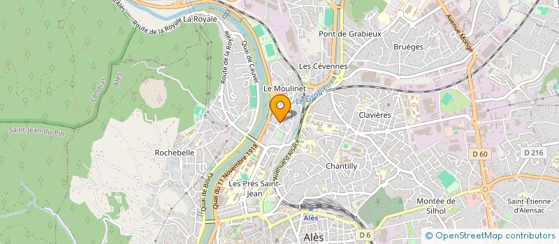 localisation de l'entreprise MENI à ALES