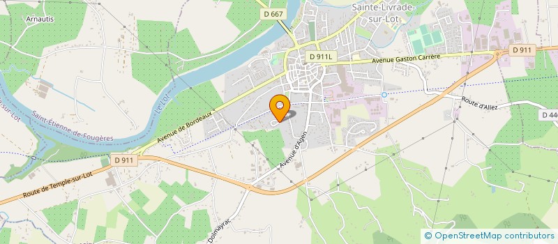 localisation de l'entreprise MENIBO  ALLEZ-ET-CAZENEUVE