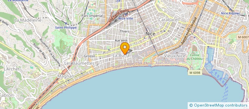 localisation de l'entreprise MENICA à NICE